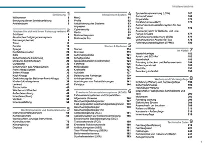 2025 Peugeot Rifter/Partner Owner's Manual | German