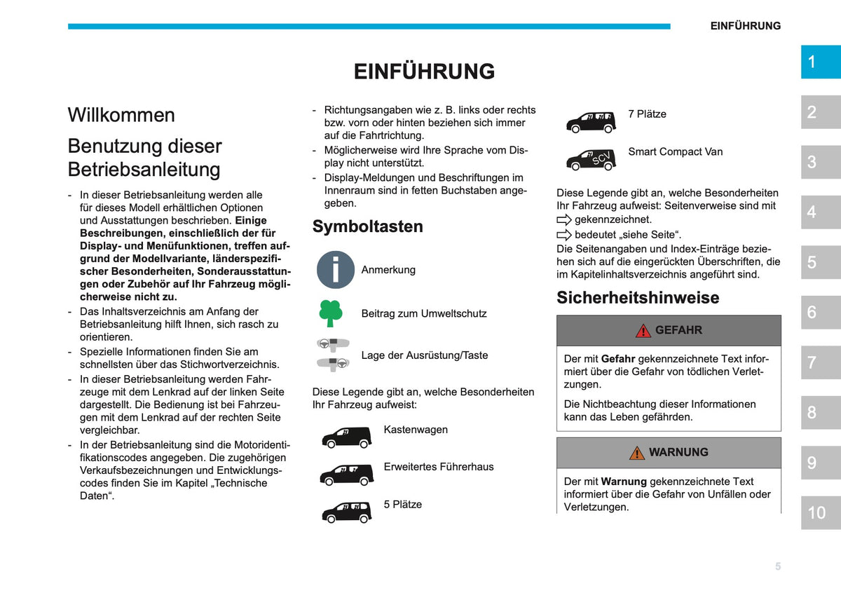 2026 Peugeot Rifter/Partner Bedienungsanleitung | Deutsch