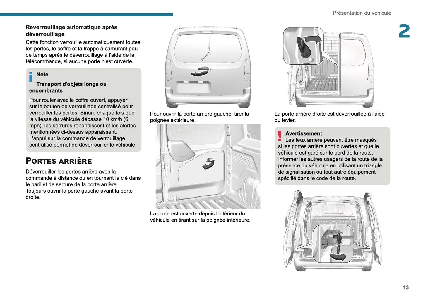 2025 Peugeot Rifter/Partner Owner's Manual | French