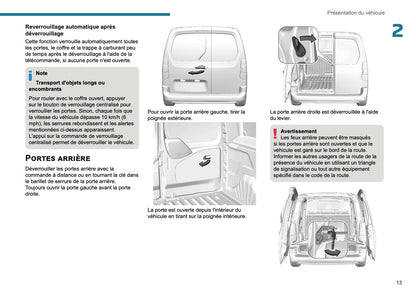 2025 Peugeot Rifter/Partner Owner's Manual | French