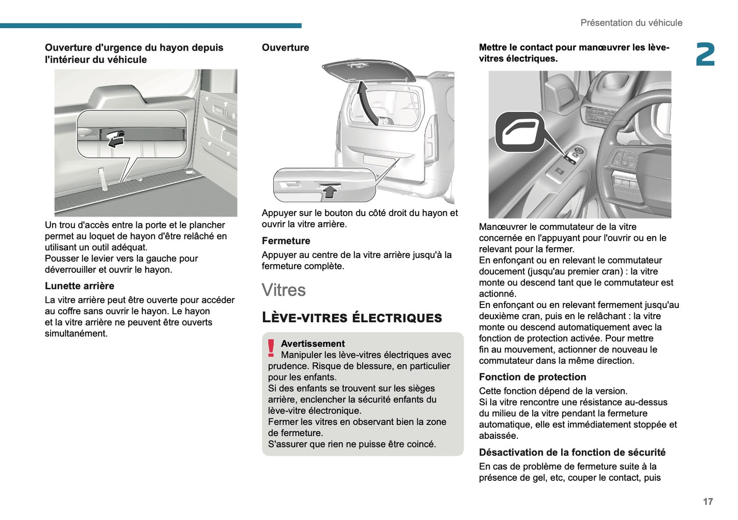 2025 Peugeot Rifter/Partner Owner's Manual | French