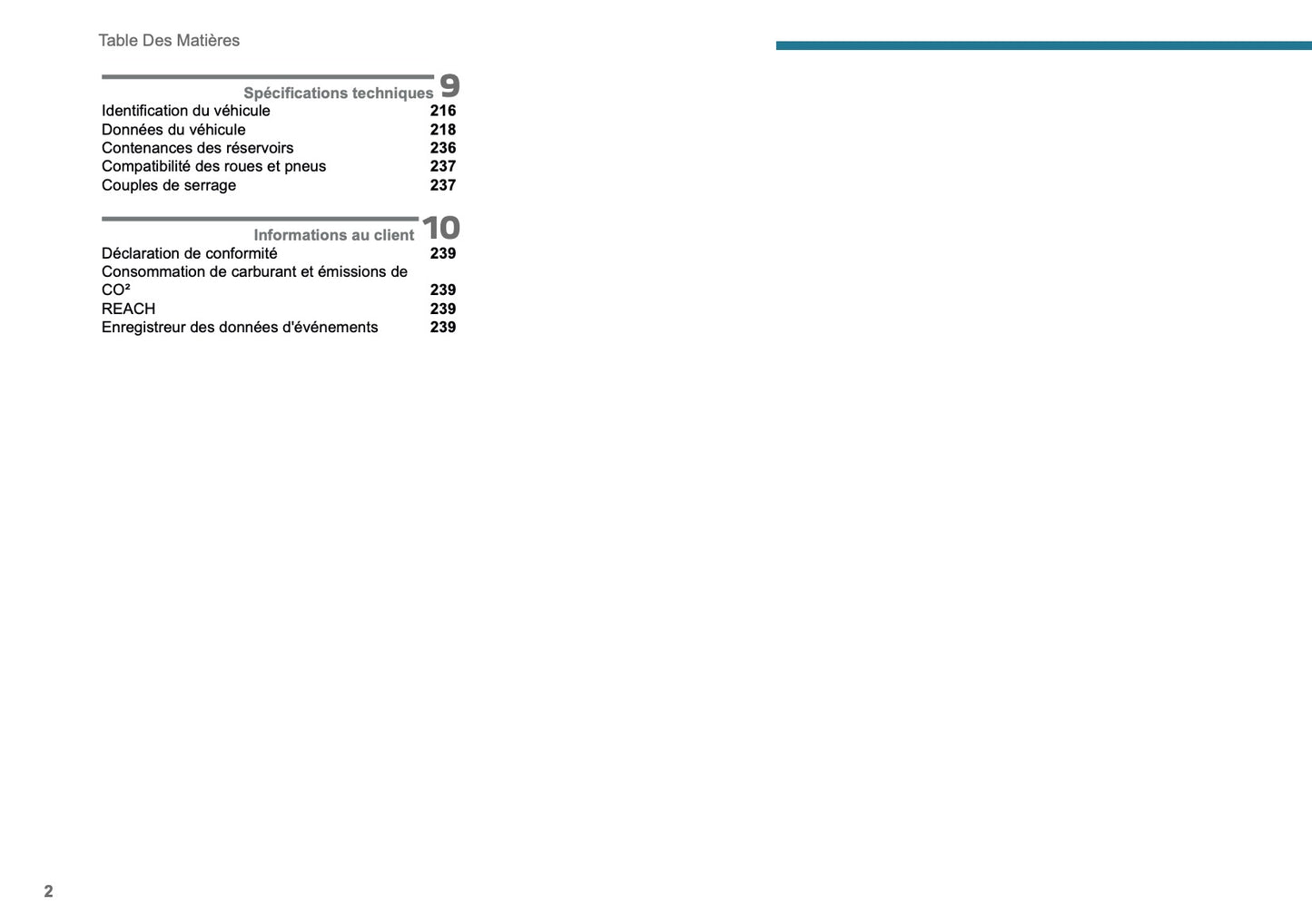 2025 Peugeot Rifter/Partner Owner's Manual | French