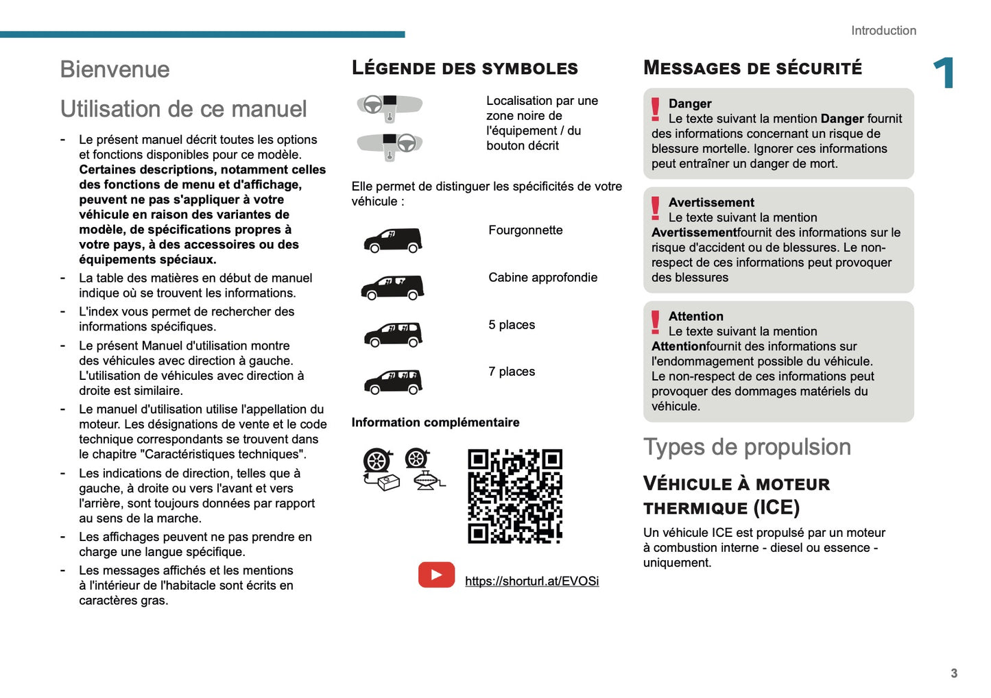 2025 Peugeot Rifter/Partner Owner's Manual | French