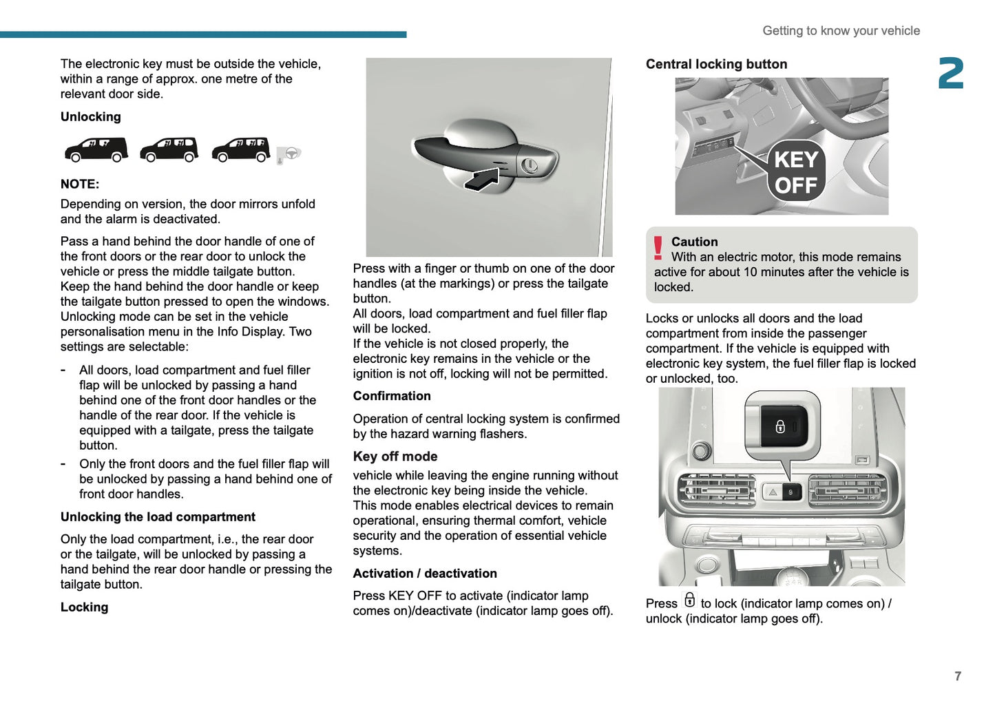 2025 Peugeot Rifter/Partner Owner's Manual | English