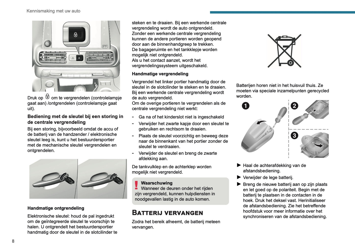 2025 Peugeot Rifter/Partner Gebruikershandleiding | Nederlands