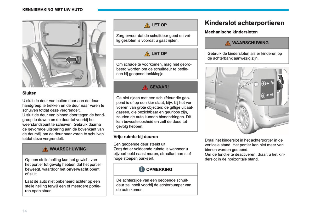 2026 Peugeot Rifter/Partner Gebruikershandleiding | Nederlands