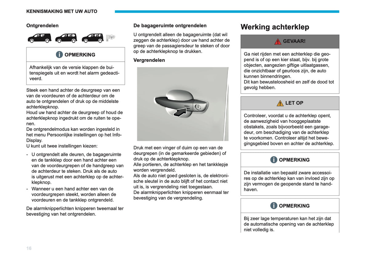 2026 Peugeot Rifter/Partner Gebruikershandleiding | Nederlands