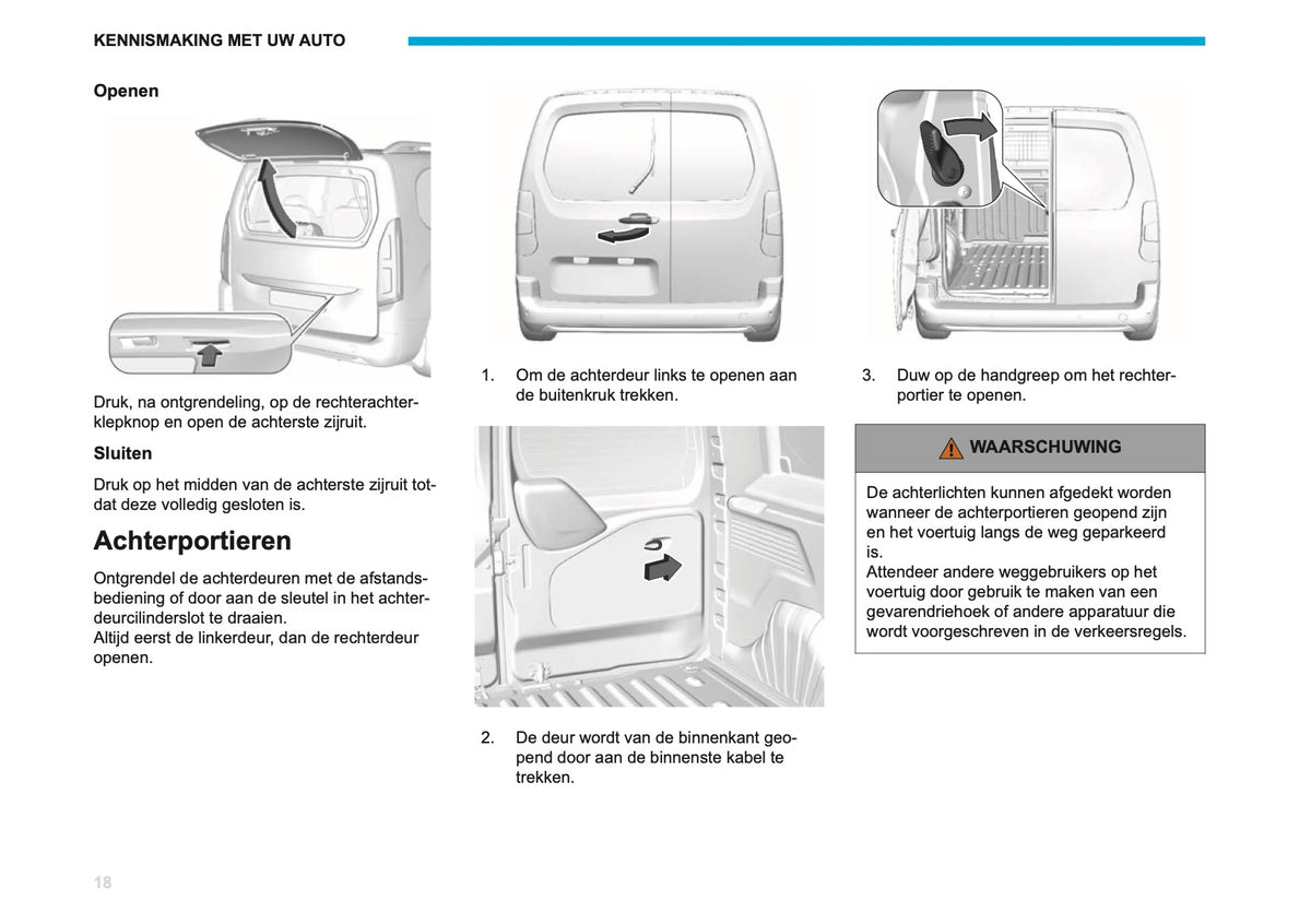 2026 Peugeot Rifter/Partner Gebruikershandleiding | Nederlands