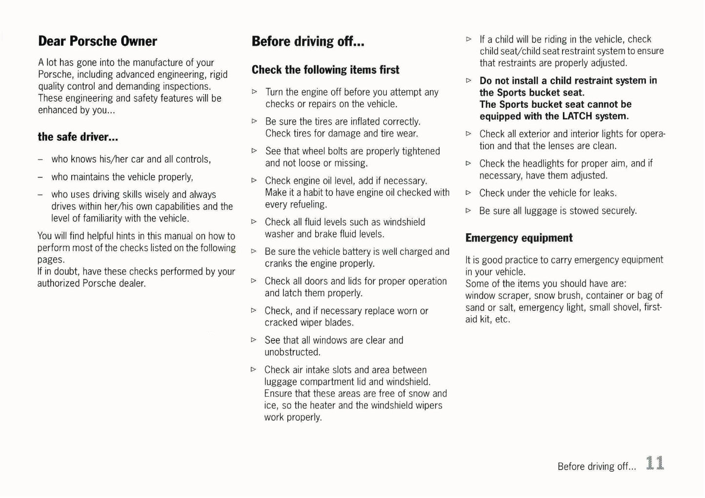 2010 Porsche 911 GT3/GT3 RS Owner's Manual | English