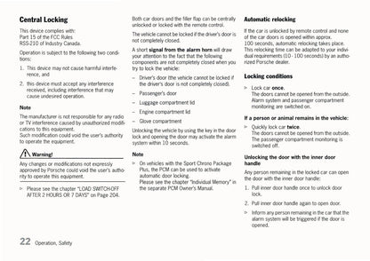 2010 Porsche 911 GT3/GT3 RS Owner's Manual | English