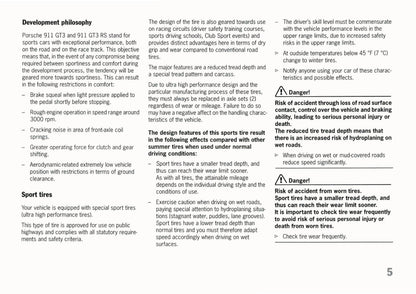 2010 Porsche 911 GT3/GT3 RS Owner's Manual | English