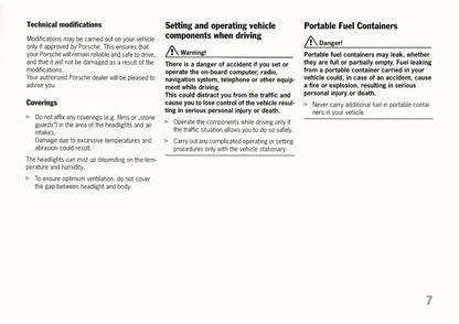 2010 Porsche 911 GT3/GT3 RS Owner's Manual | English