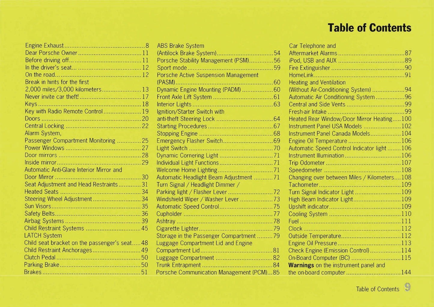 2010 Porsche 911 GT3/GT3 RS Owner's Manual | English