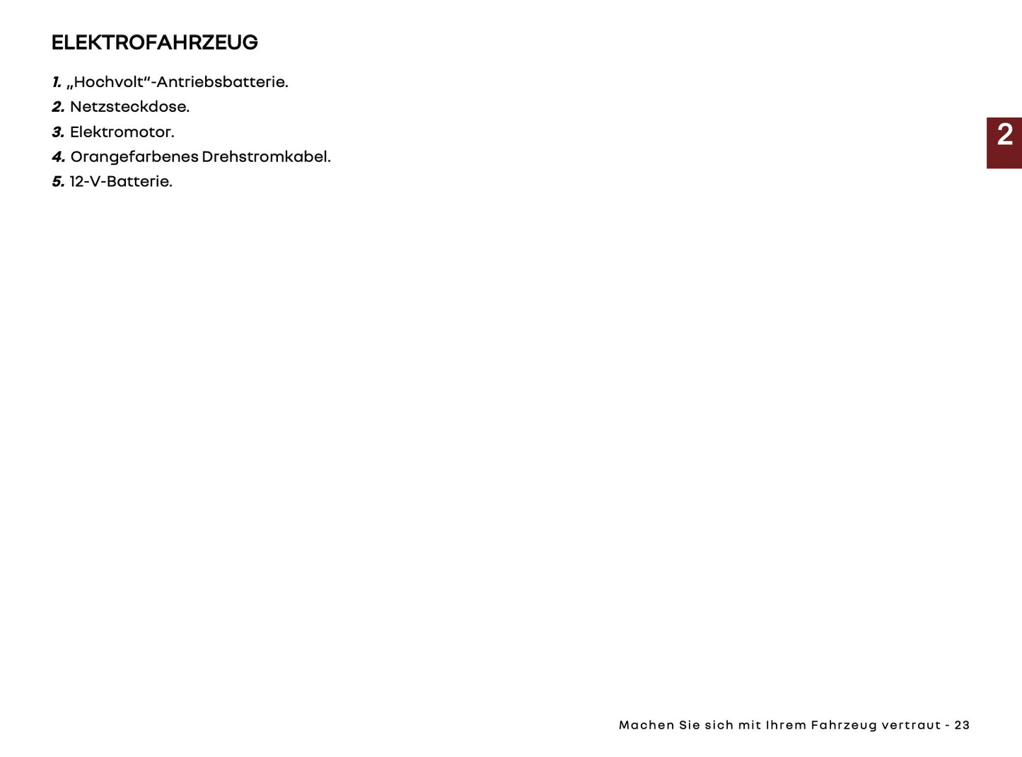 2025-2026 Renault 5 E-Tech Electric Owner's Manual | German