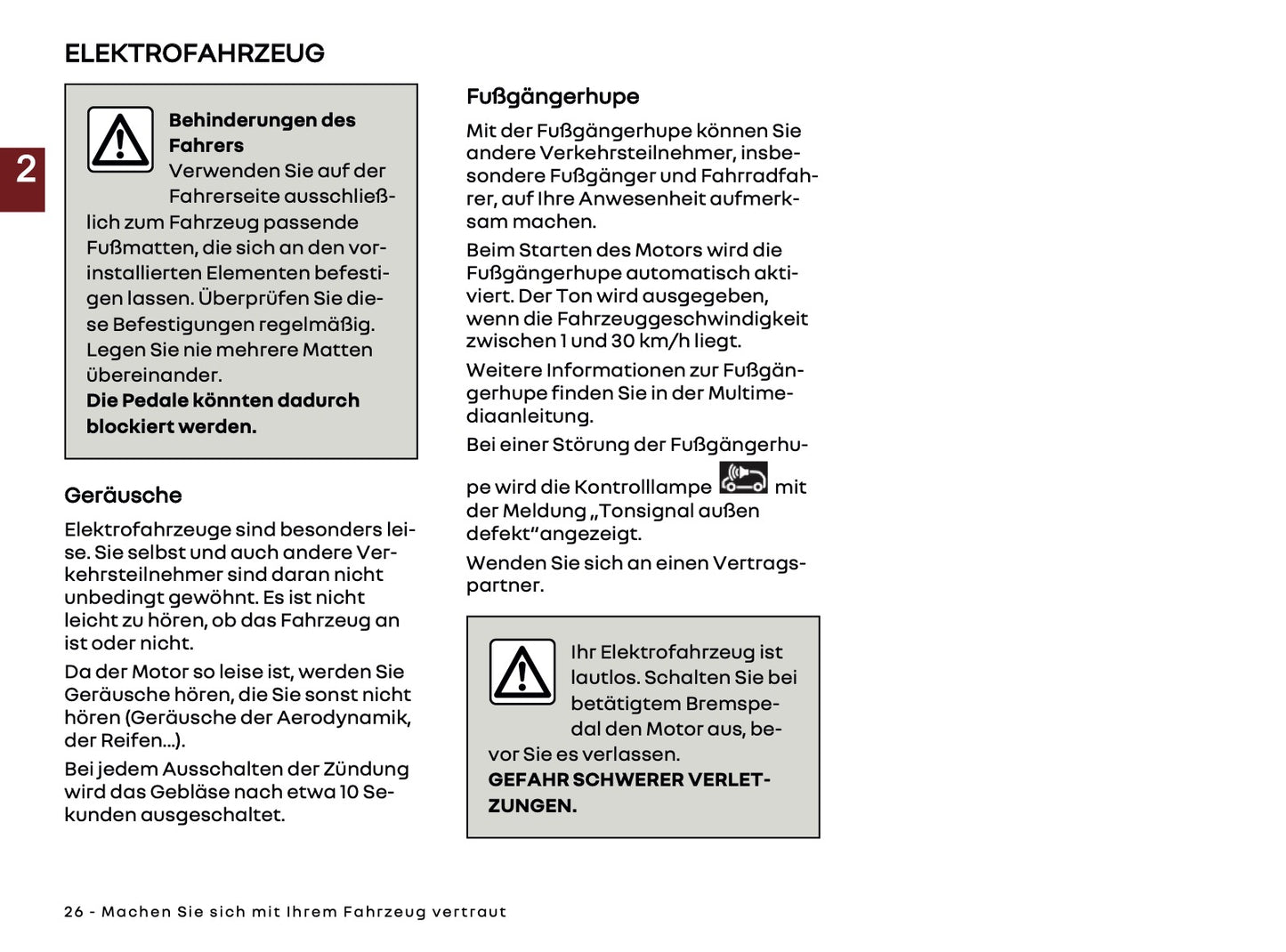 2025-2026 Renault 5 E-Tech Electric Owner's Manual | German