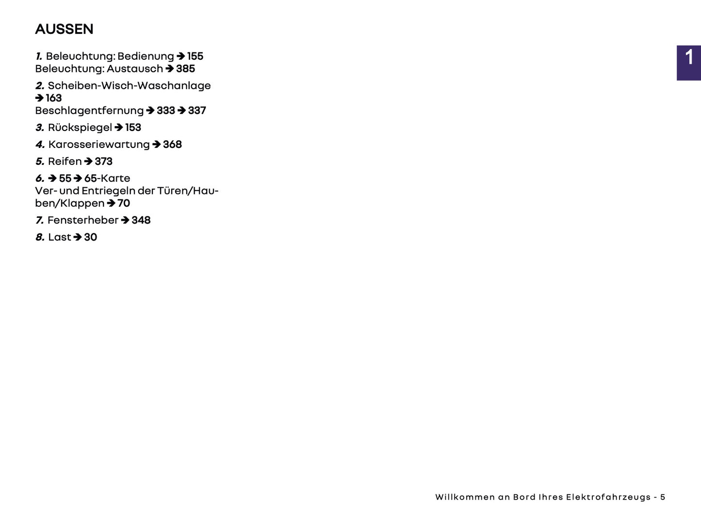 2025-2026 Renault 5 E-Tech Electric Owner's Manual | German