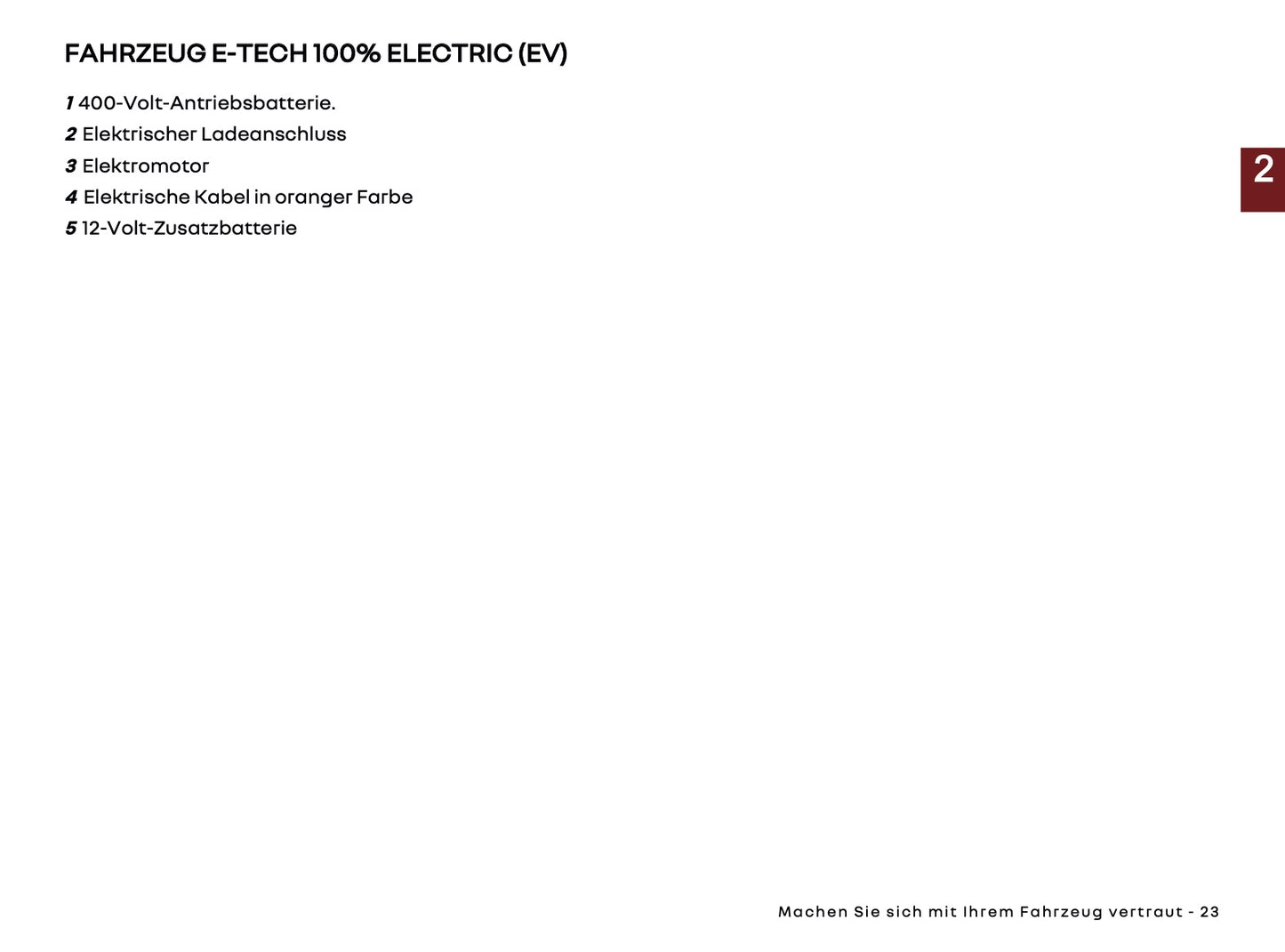 2024-2025 Renault 5 E-Tech Owner's Manual | German
