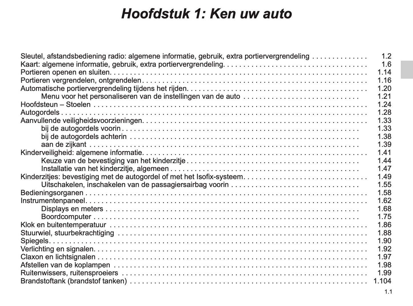2022-2024 Renault Arkana Owner's Manual | Dutch
