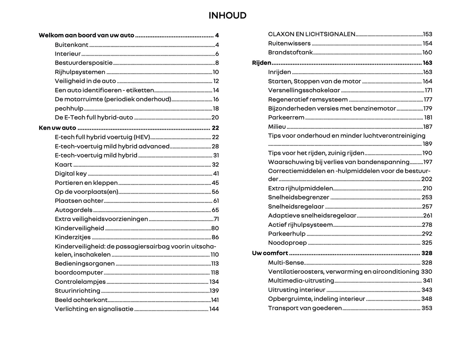 2025 Renault Austral Gebruikershandleiding | Nederlands