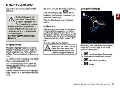 2024-2025 Renault Captur Owner's Manual | German