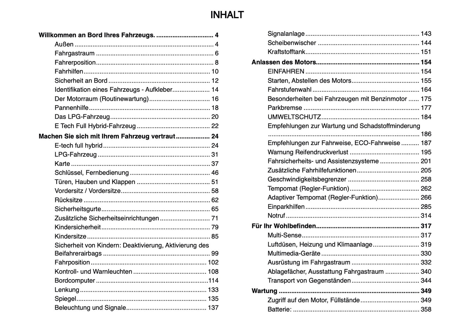 2024-2025 Renault Captur Owner's Manual | German