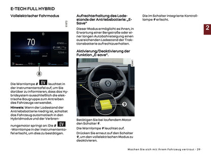 2025 Renault Captur Bedienungsanleitung | Deutsch