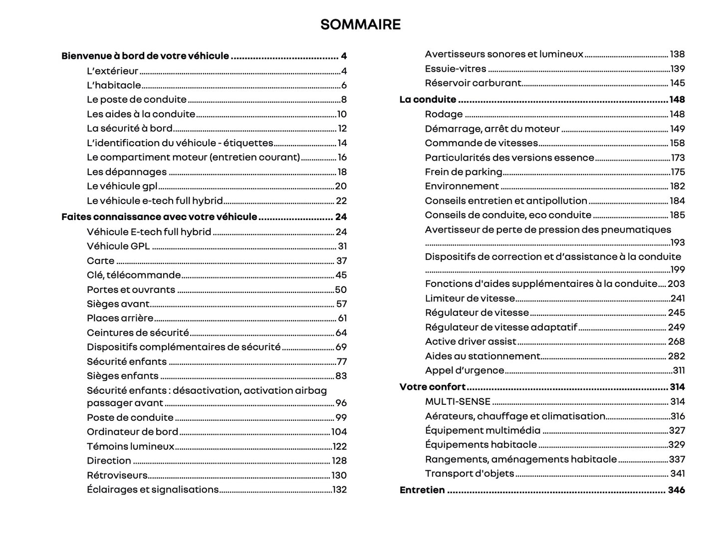 2025 Renault Captur Owner's Manual | French
