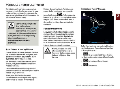 2025 Renault Captur Owner's Manual | French