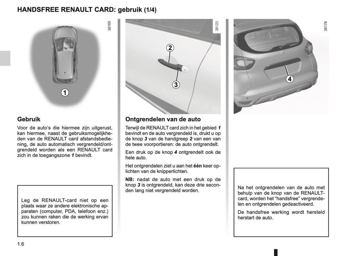 2016-2017 Renault Captur Gebruikershandleiding | Nederlands