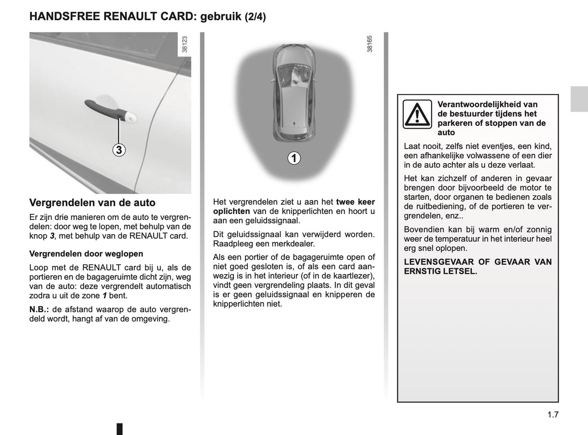 2016-2017 Renault Captur Gebruikershandleiding | Nederlands
