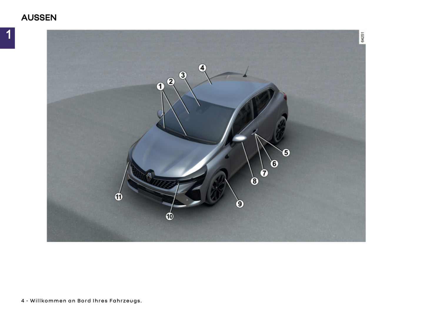 2025-2026 Renault Clio Bedienungsanleitung | Deutsch