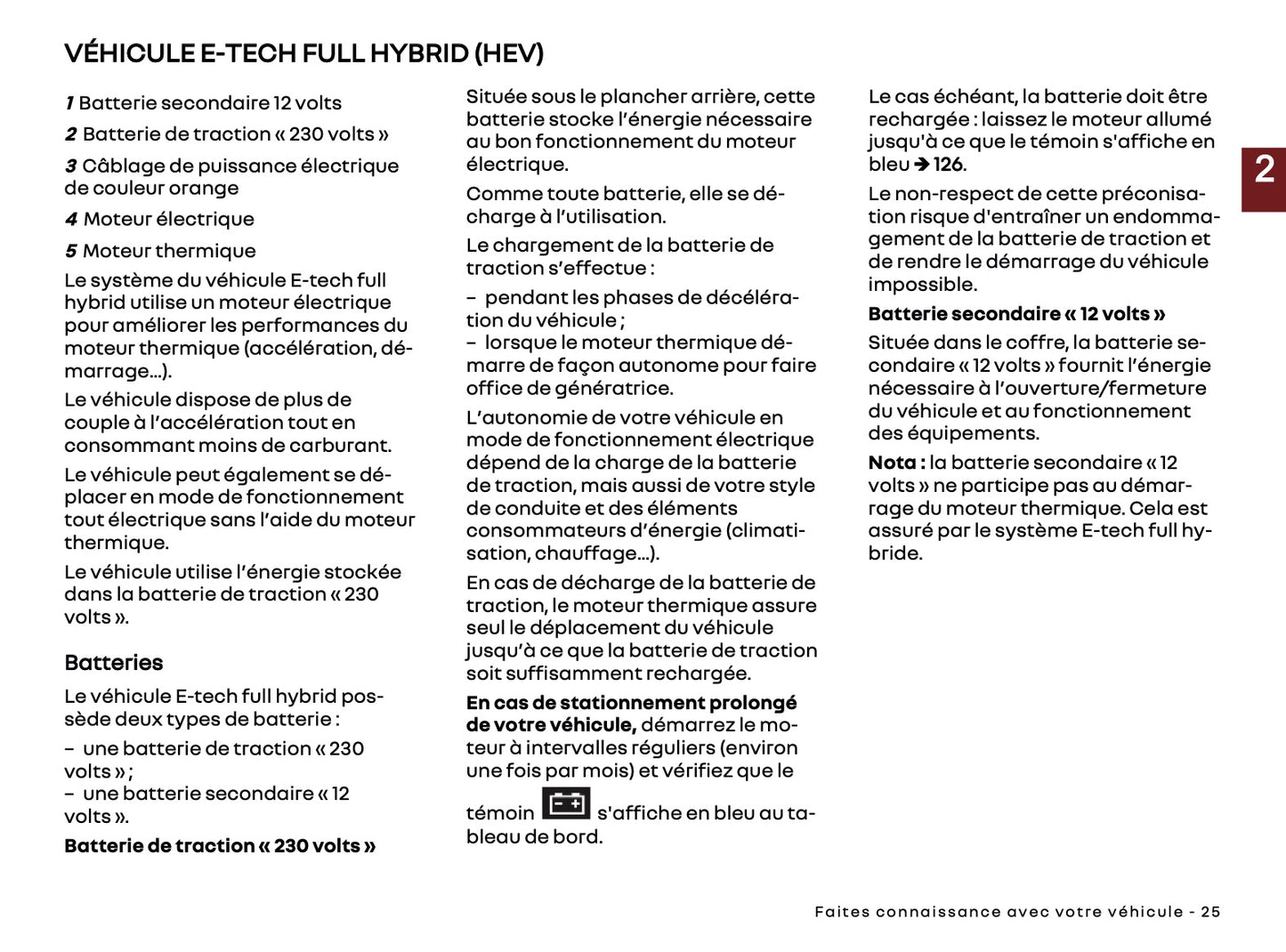 2024-2025 Renault Clio Manuel du propriétaire | Français