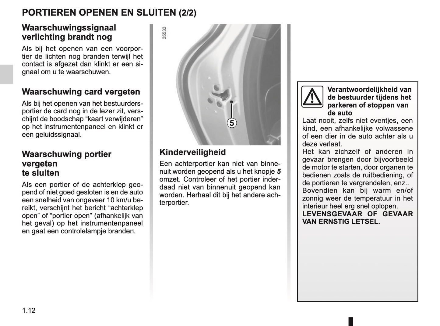 2015-2016 Renault Clio Gebruikershandleiding | Nederlands