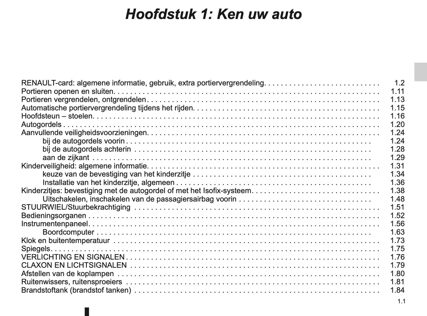 2015-2016 Renault Clio Gebruikershandleiding | Nederlands
