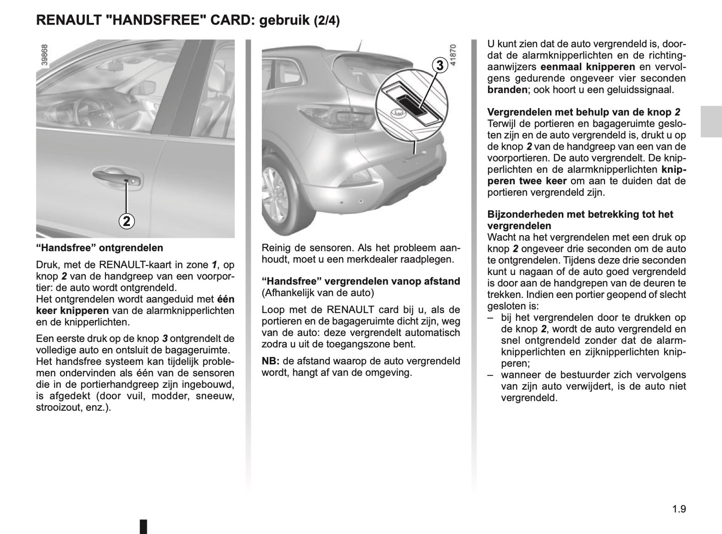 2018-2019 Renault Kadjar Gebruikershandleiding | Nederlands