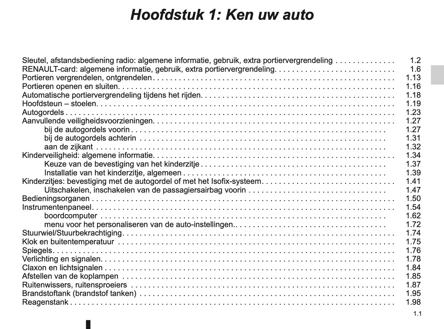 2018-2019 Renault Kadjar Gebruikershandleiding | Nederlands