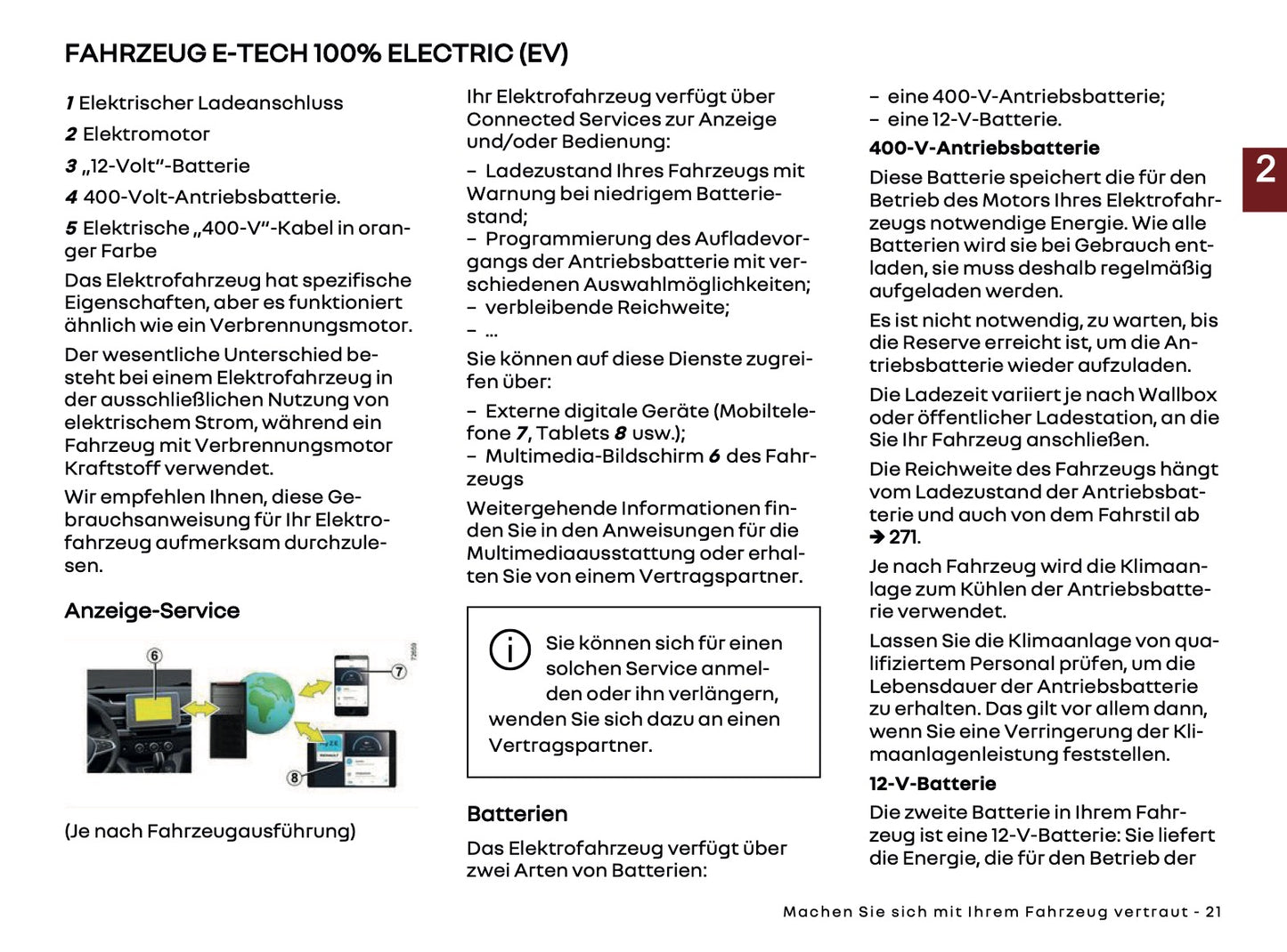 2025 Renault Kangoo E-Tech Owner's Manual | German