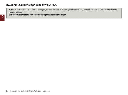2025 Renault Kangoo E-Tech Owner's Manual | German