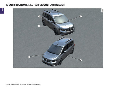 2026 Renault Kangoo E-Tech Electric Bedienungsanleitung | Deutsch