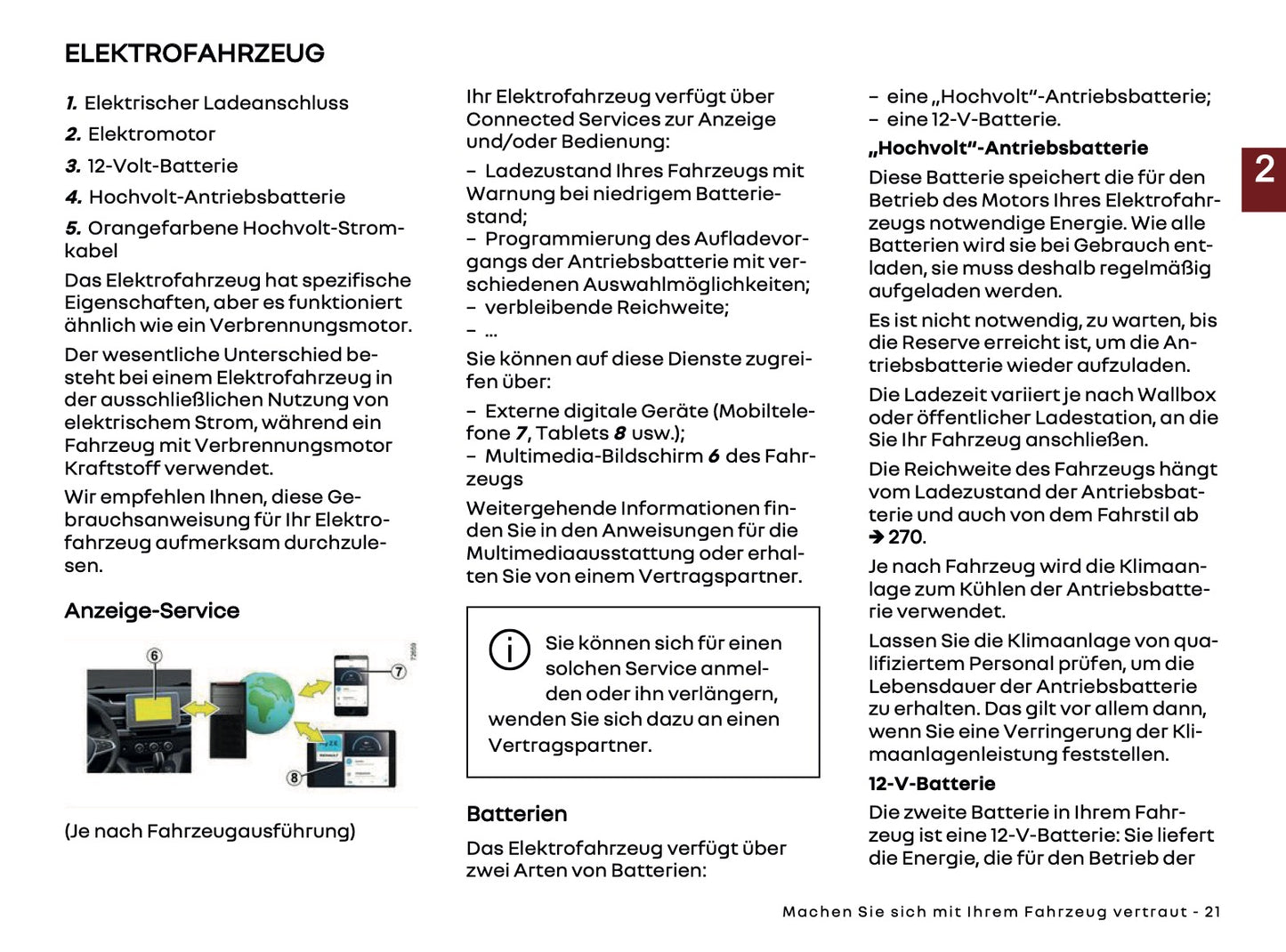 2026 Renault Kangoo E-Tech Electric Bedienungsanleitung | Deutsch