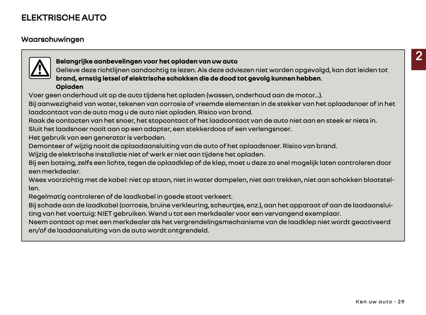 2026 Renault Kangoo E-Tech Electric Gebruikershandleiding | Nederlands
