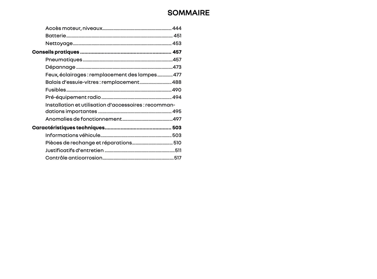 2024-2025 Renault Kangoo Owner's Manual | French