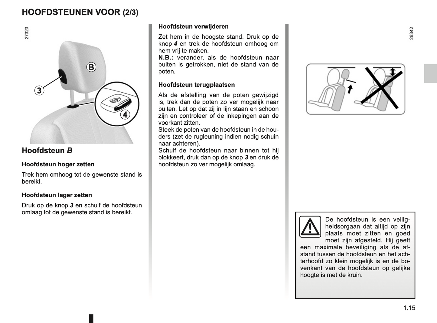 2012-2013 Renault Kangoo Owner's Manual | Dutch