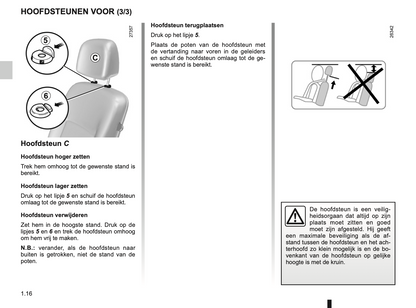 2012-2013 Renault Kangoo Owner's Manual | Dutch