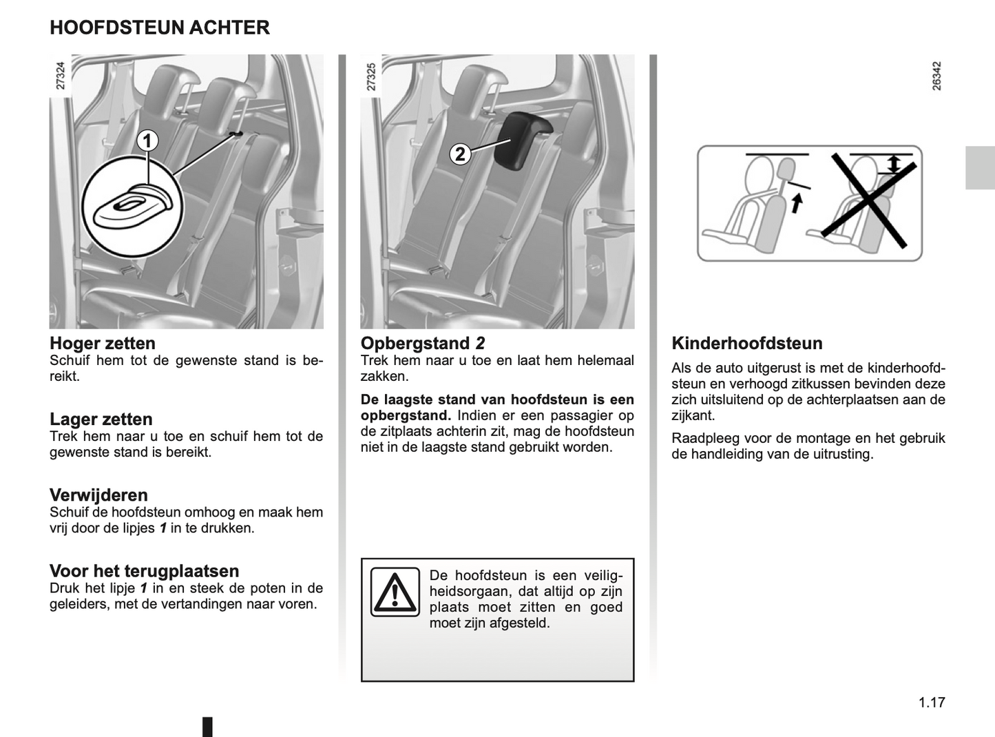 2012-2013 Renault Kangoo Gebruikershandleiding | Nederlands