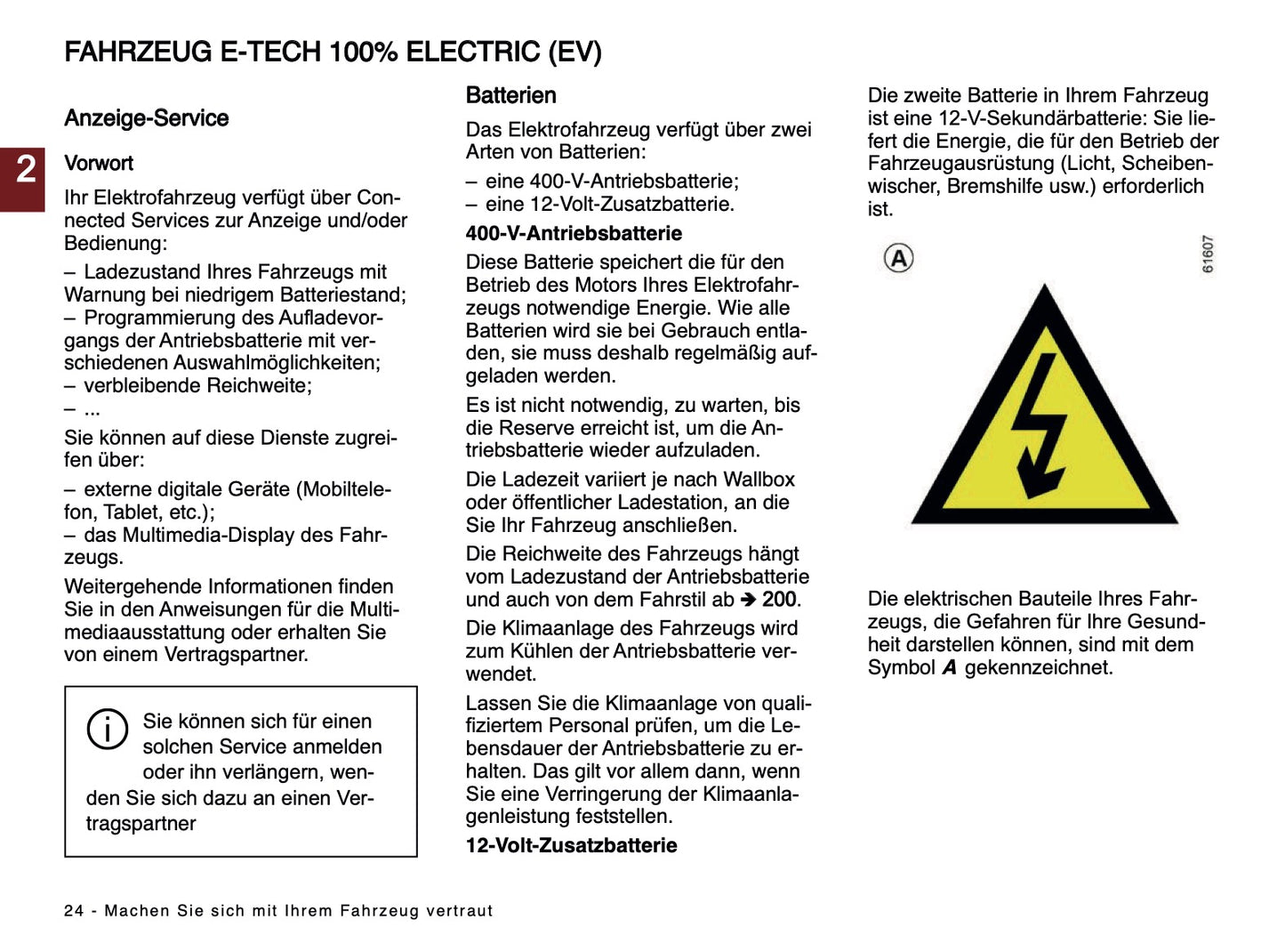 2025 Renault Megane E-Tech Owner's Manual | German