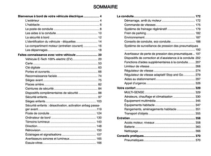 2024-2025 Renault Megane E-Tech Owner's Manual | French