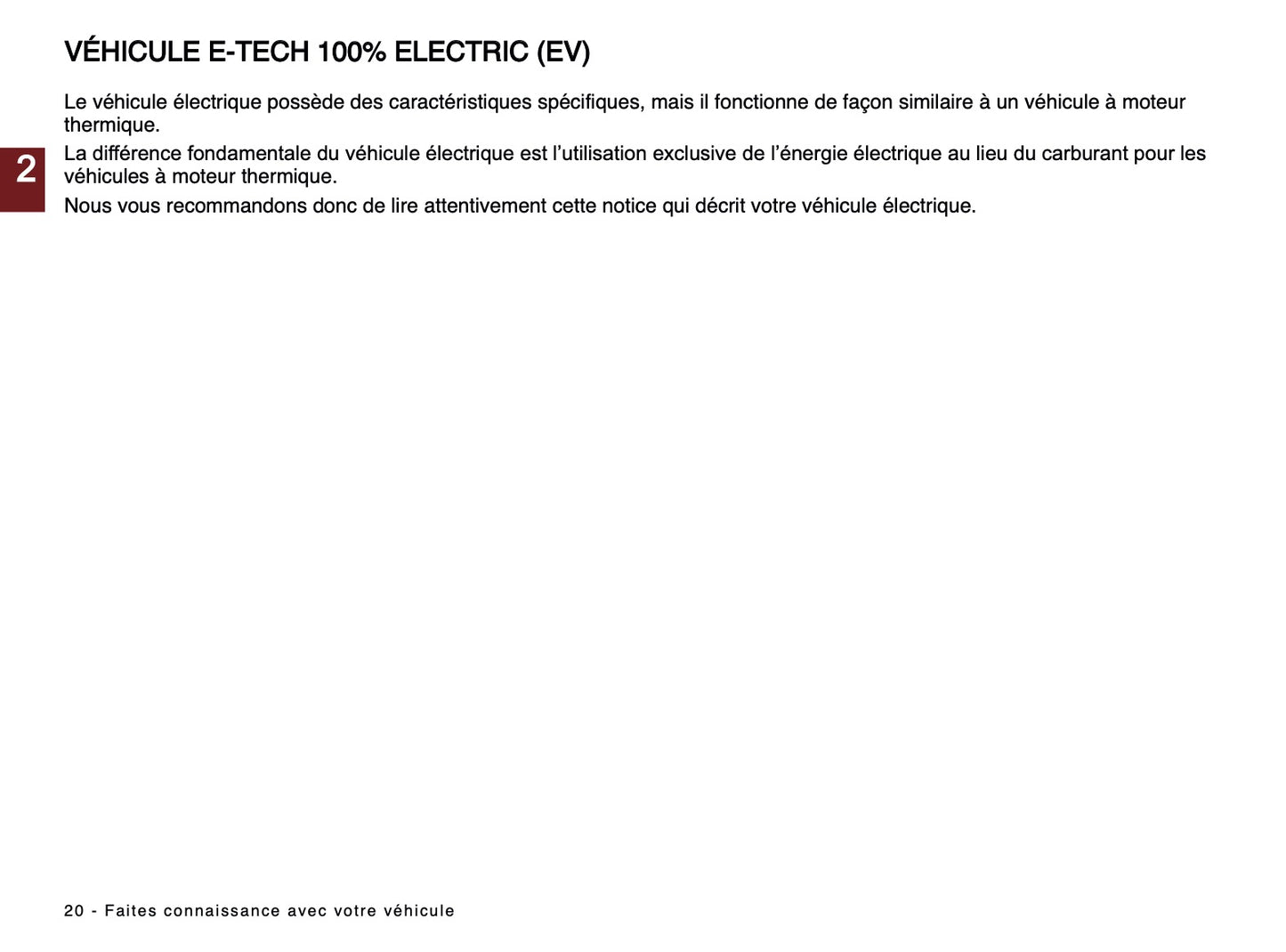 2024-2025 Renault Megane E-Tech Owner's Manual | French