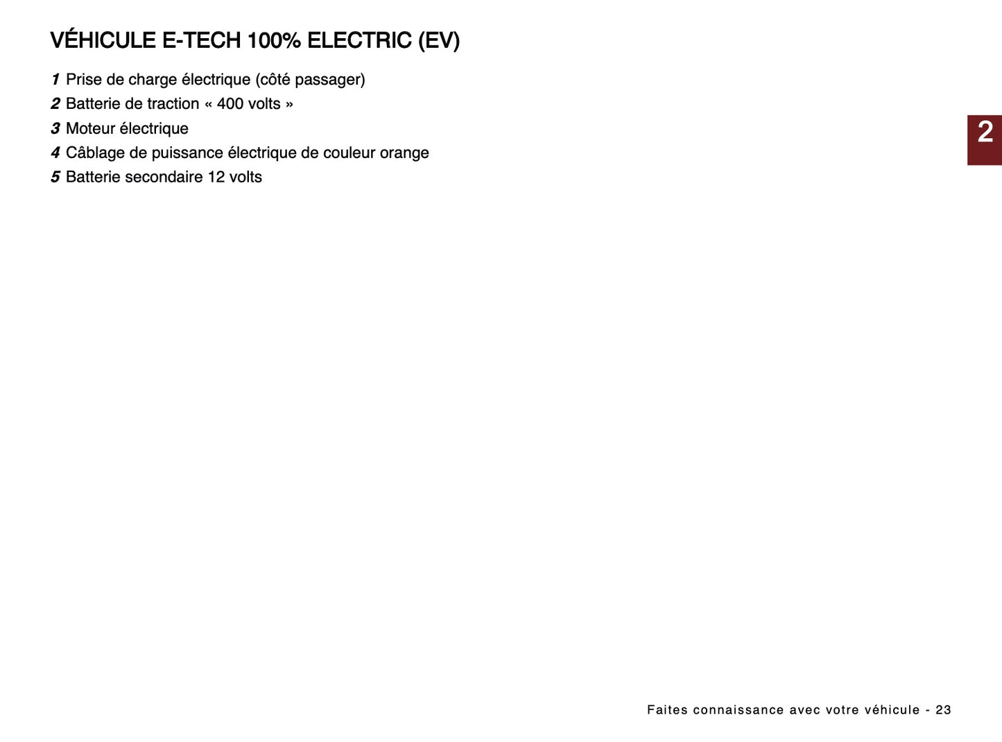 2024-2025 Renault Megane E-Tech Owner's Manual | French