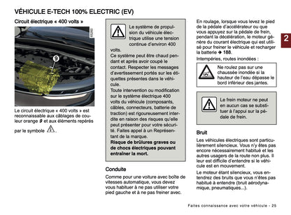 2024-2025 Renault Megane E-Tech Owner's Manual | French
